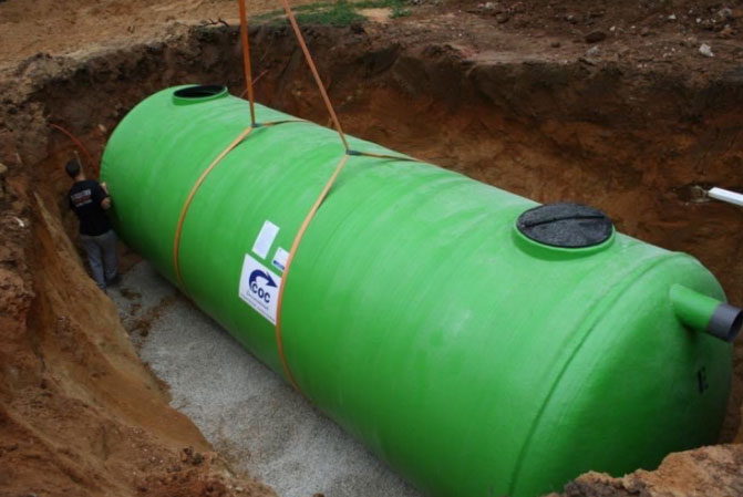 Installation d'une cuve de récupération des eaux pluviales de 30m3 à la Colle-sur-Loup
